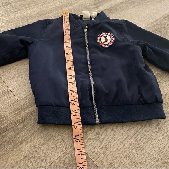 H&M Navy Blue Micky Mouse Bomber Jacket - Picture 7 of 8